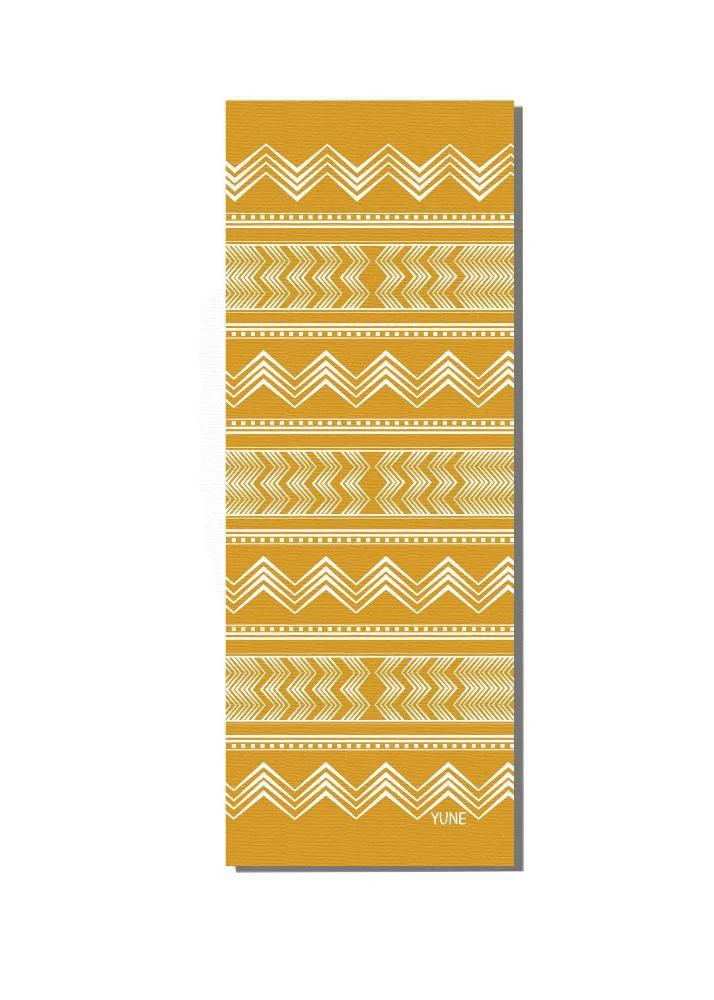 Sophisticated Wes Yoga Mat — Color-Block Joy Zero-Slip Grip Cushy Comfort Practical