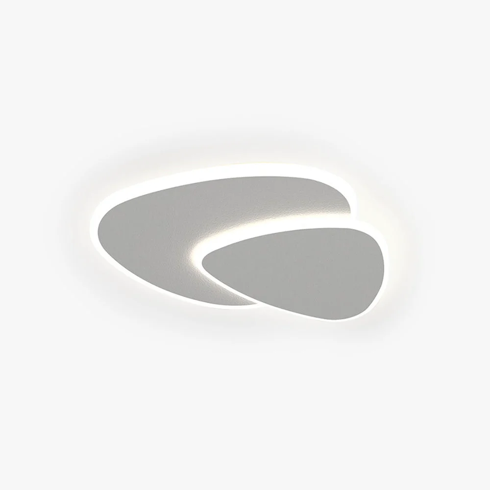 Responsible Quinn Designer Geometric Metal Acrylic Flush Mount Ceiling Light White High-Quality