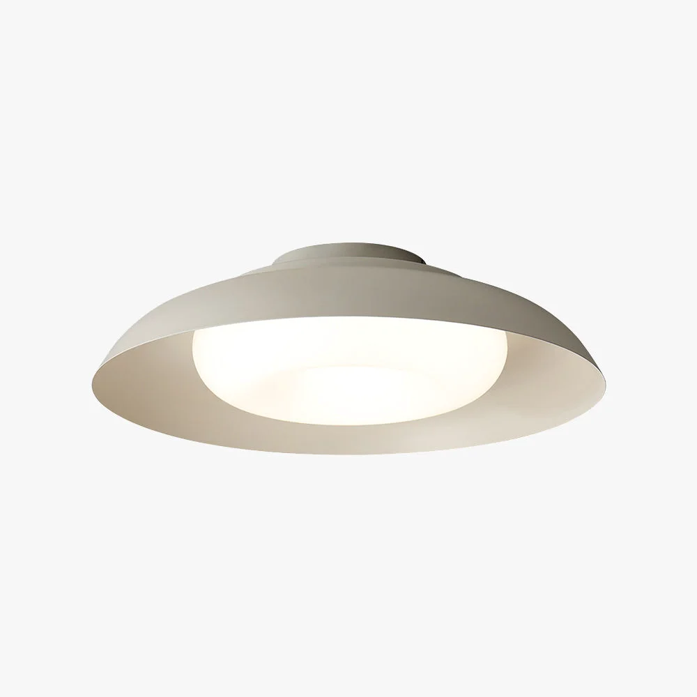 Durable Carins Nordic Bowl Acrylic Flush Mount Ceiling Light White Healthy