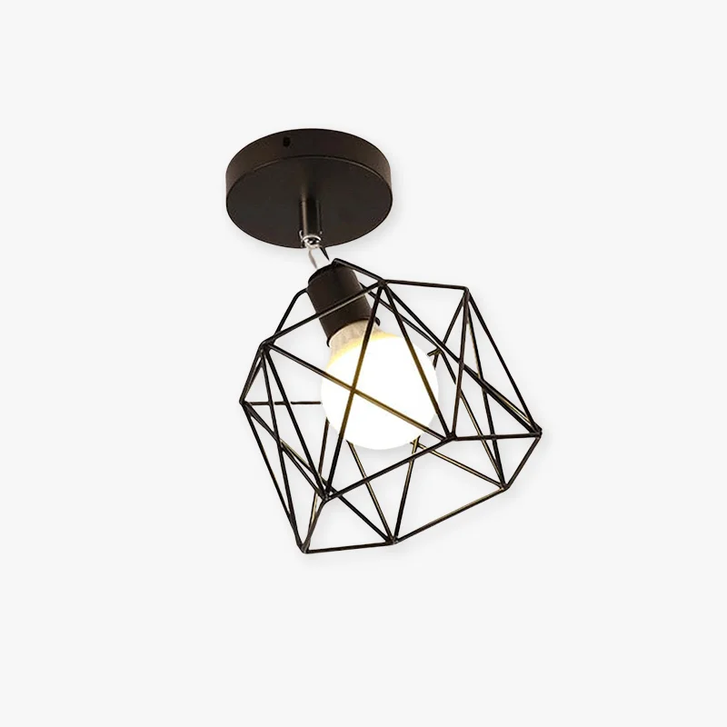 Verified Herbert Modern Nordic Metal LED Flush Mount Ceiling Light Black White Refined