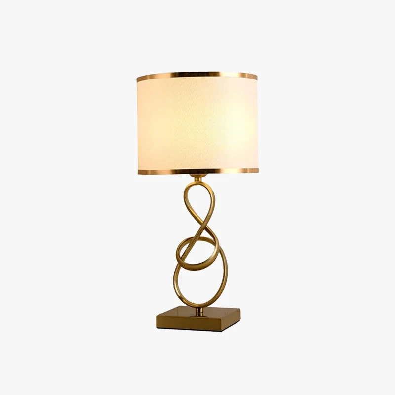 Responsible Sano Luxury Cylindrical Metal Fabric Floor Lamp White Red Specialty