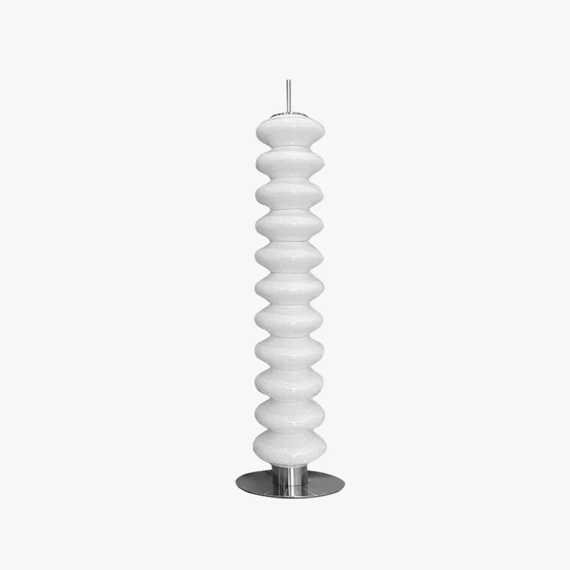 Trendy Salgado Modern Candy Metal Glass Floor Lamp White Living Room Outstanding