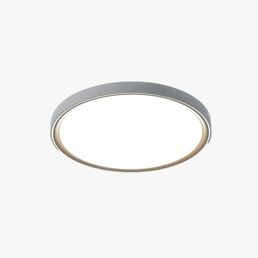 Powerful Quinn Minimalist Round Square Metal Acrylic Flush Mount Ceiling Light Gold Breathable