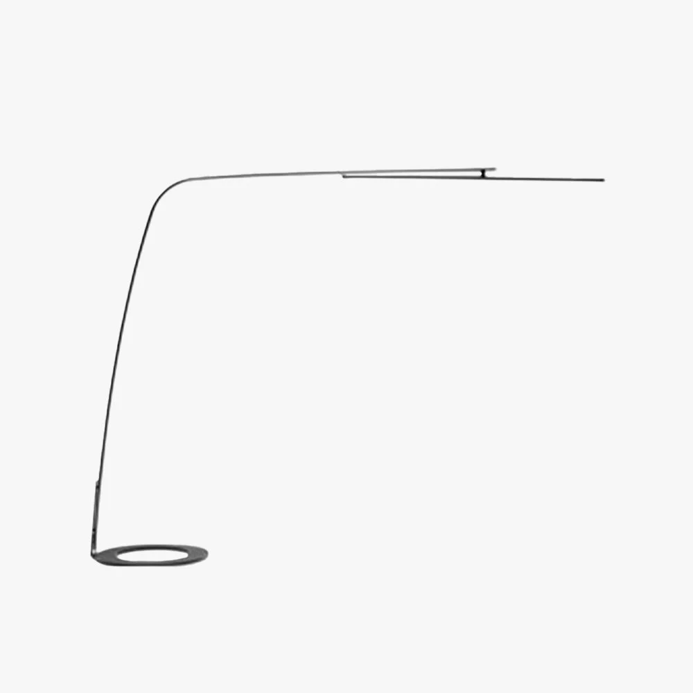 Traditional Edge Minimalist Long Linear Metal Floor Lamp Black Trendy
