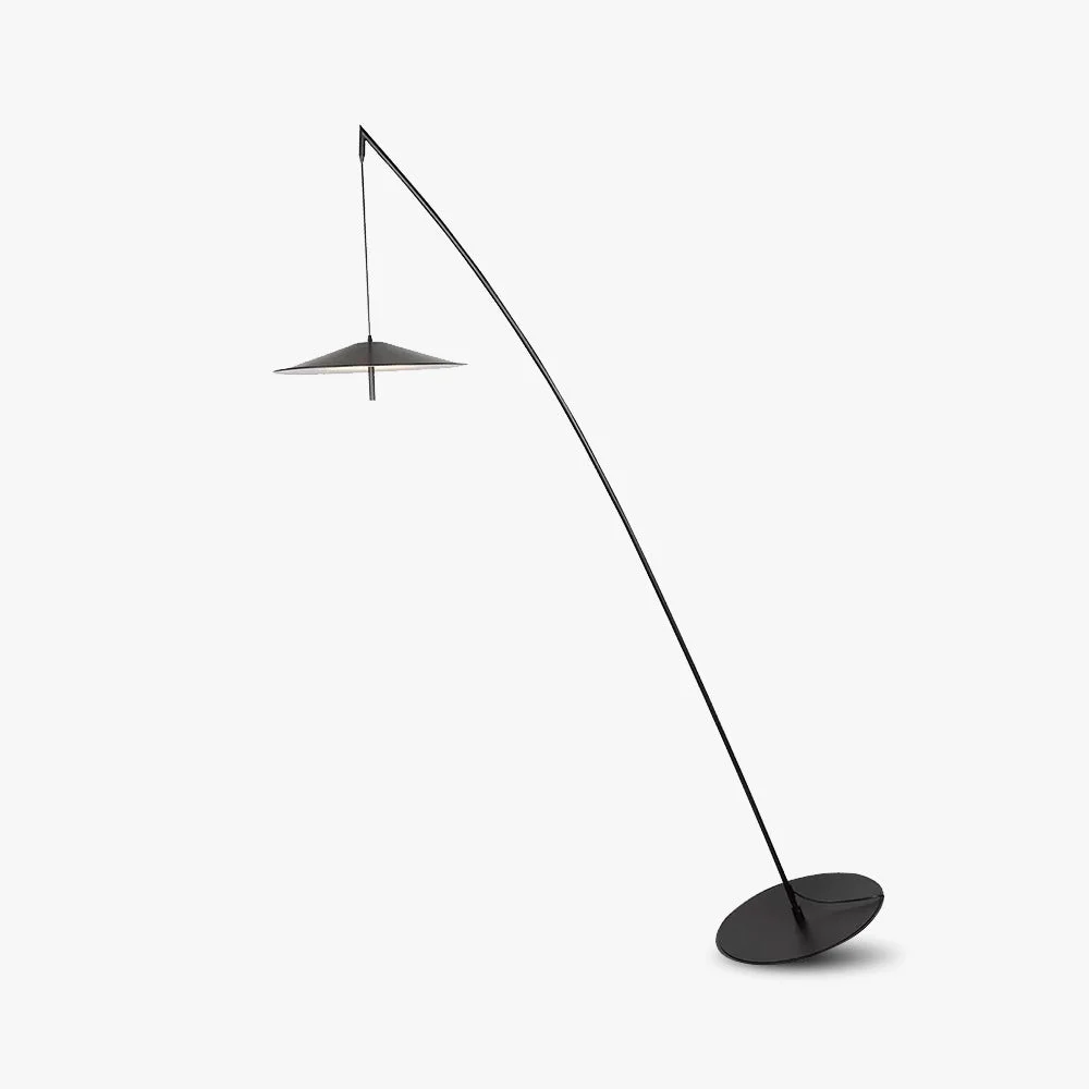 Modern Salgado Frisbee Fishing Rod Floor Lamp Living Room Exceptional