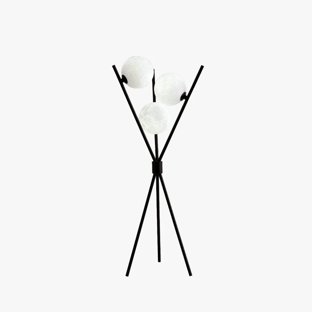 Detailed Valentina Tripod Floor Lamp Table Lamp Metal Acrylic Reliable