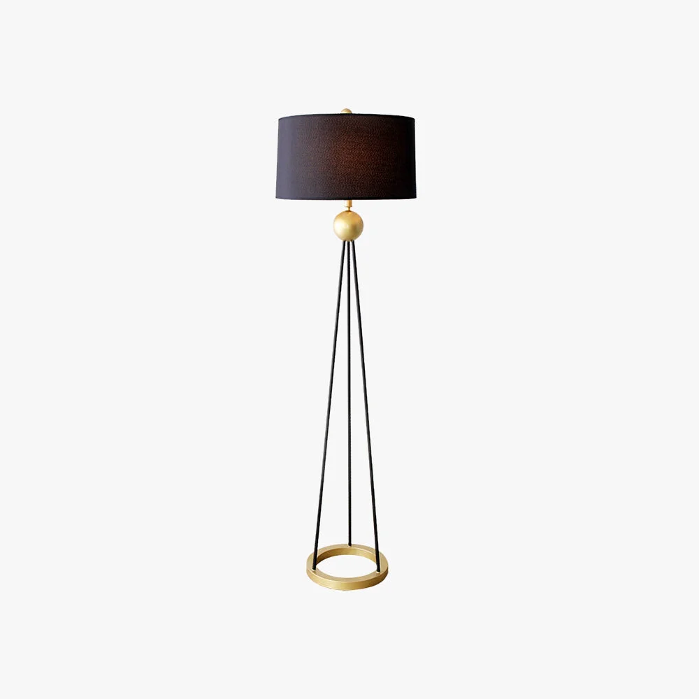 Carefully Designed Salgado Modern Tripod Metal Floor Lamp Black Reliable