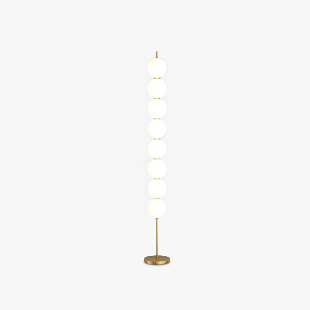 Selected Valentina Modern Candy Acrylic etal Floor Lamp Brass Contemporary