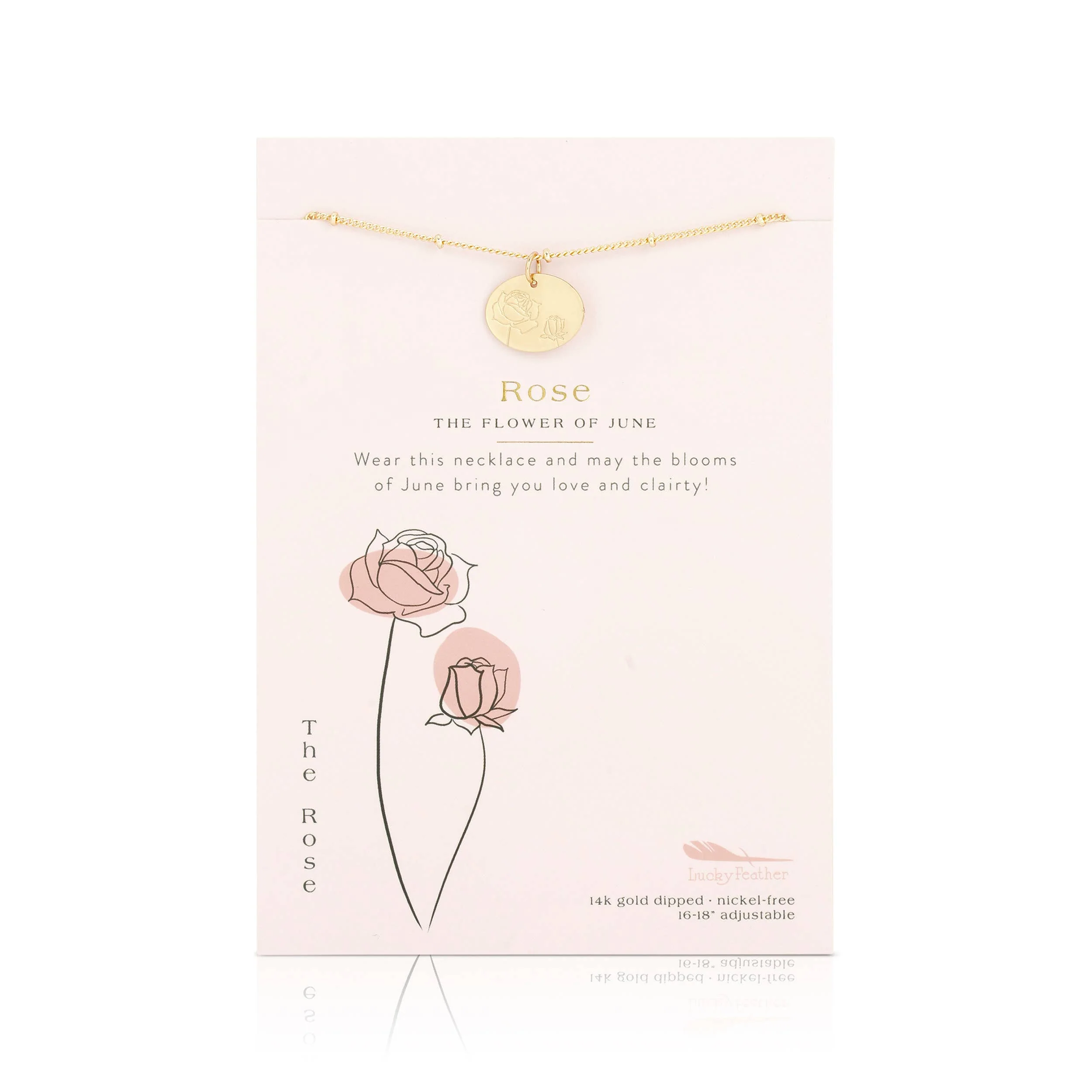 Certified Birth Flower Necklace - June Efficient