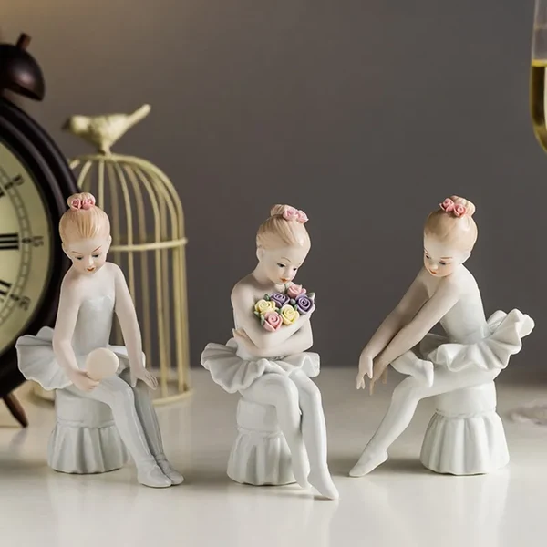 Long-Lasting Ballerina Girl Decoration Safe