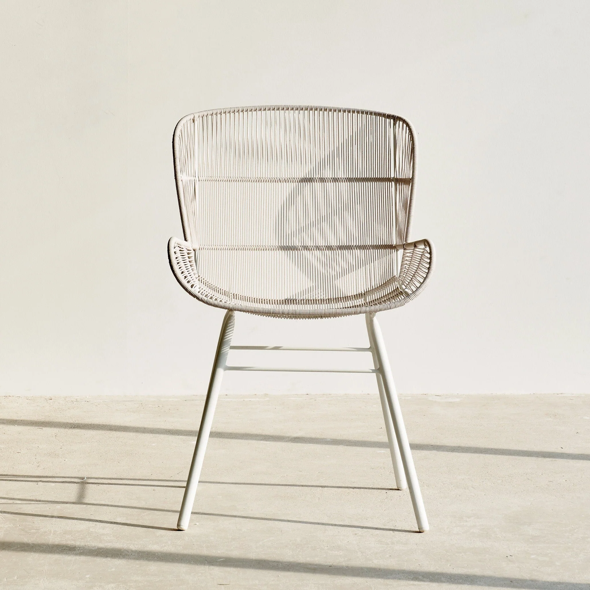 Comfortable Rose Outdoor Dining Chair Chalk Innovative