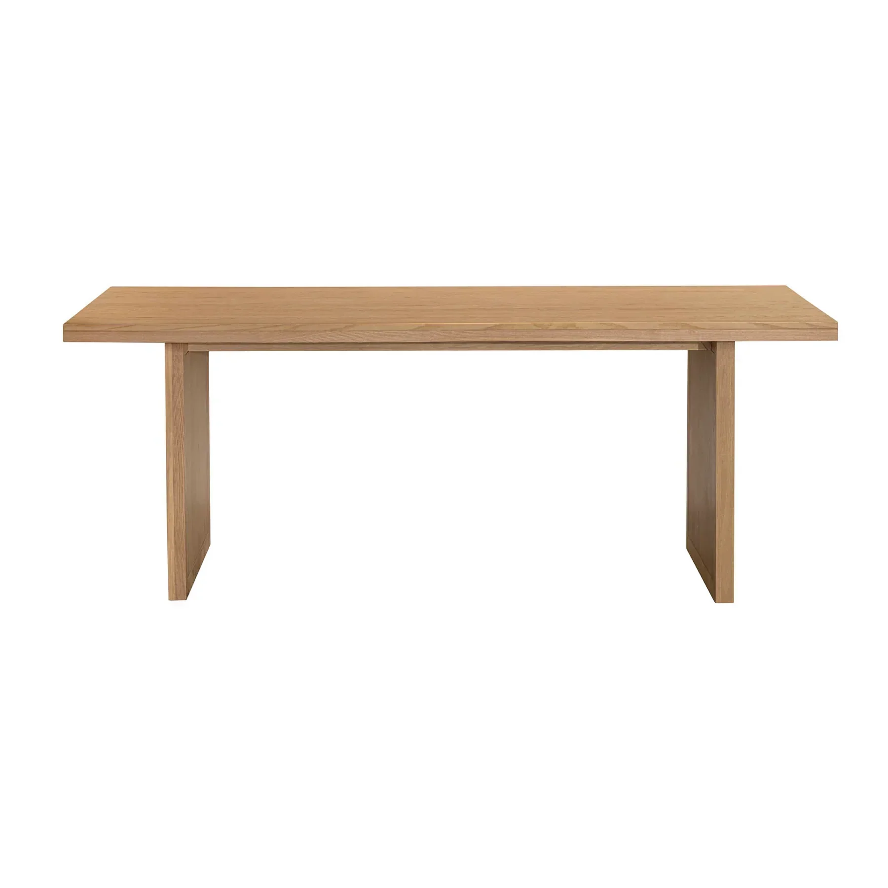 Solid Rattan Dining Table - Natural Minimalist