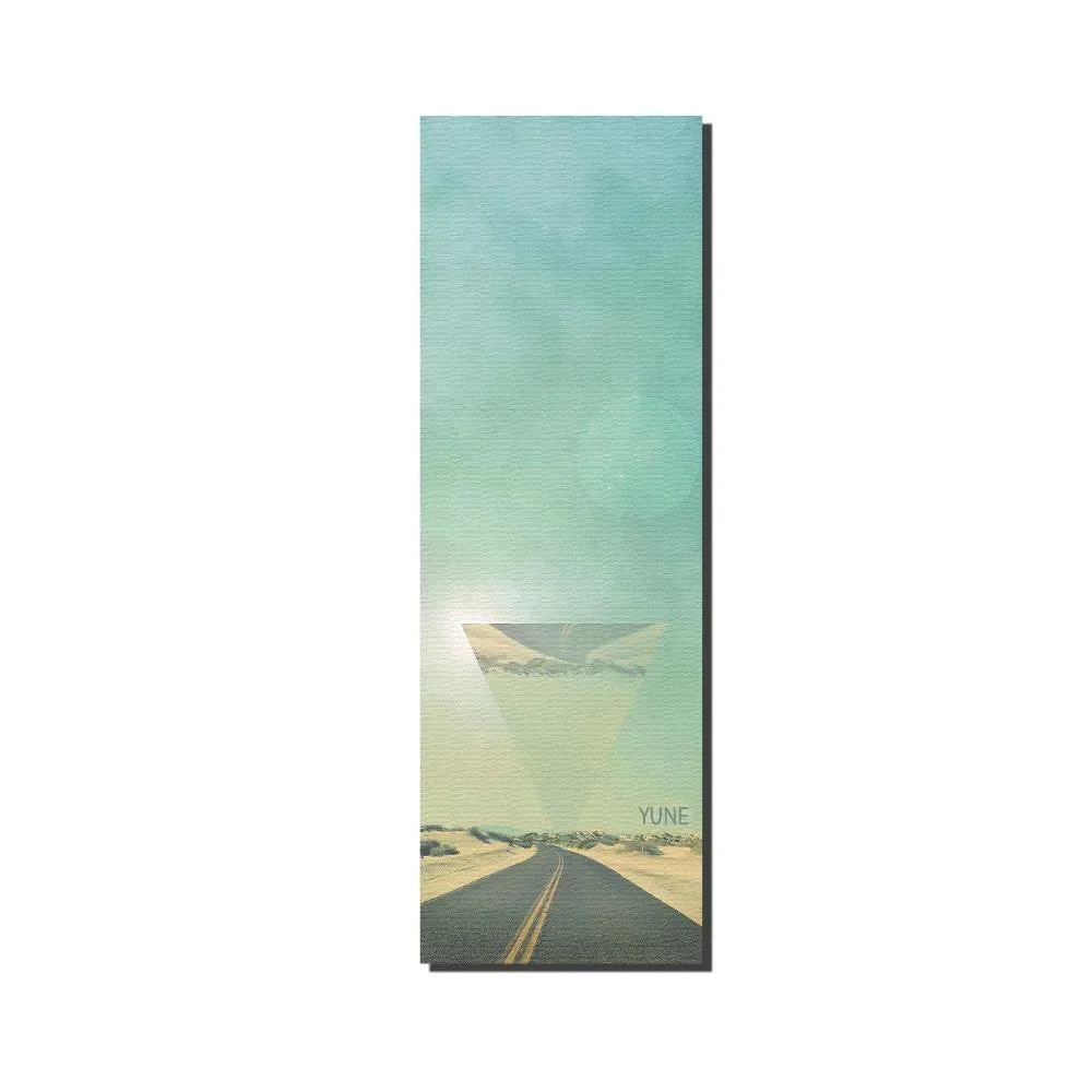 Natural Yoga Mat 6mm Thick Green Non-Slip Eco Friendly Yune Yoga Sycamore Solid