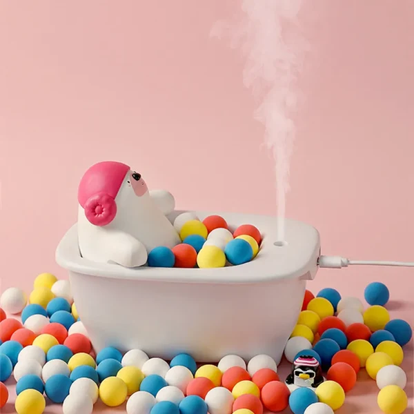 Responsible Mini Bear Bathtub Air Humidifier Trendy
