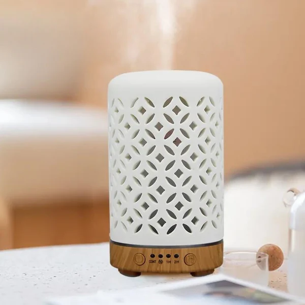 Trusted Ceramic Aroma Diffuser with LED Night Light Durable