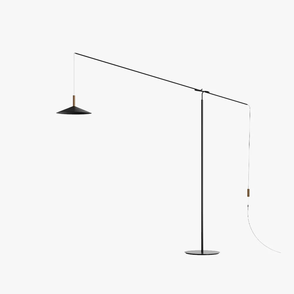 Responsible Carins Floor Lamp Italian Unique Modern Metal Adjustable Black Living Room Luxury
