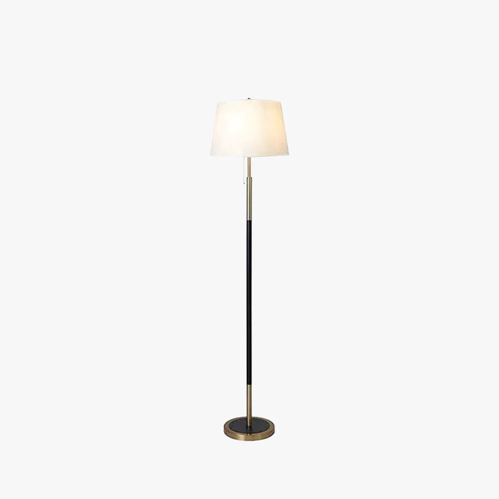 Smart Eryn Modern Cylinder Metal Fabric Floor Lamp 4 Color Smooth