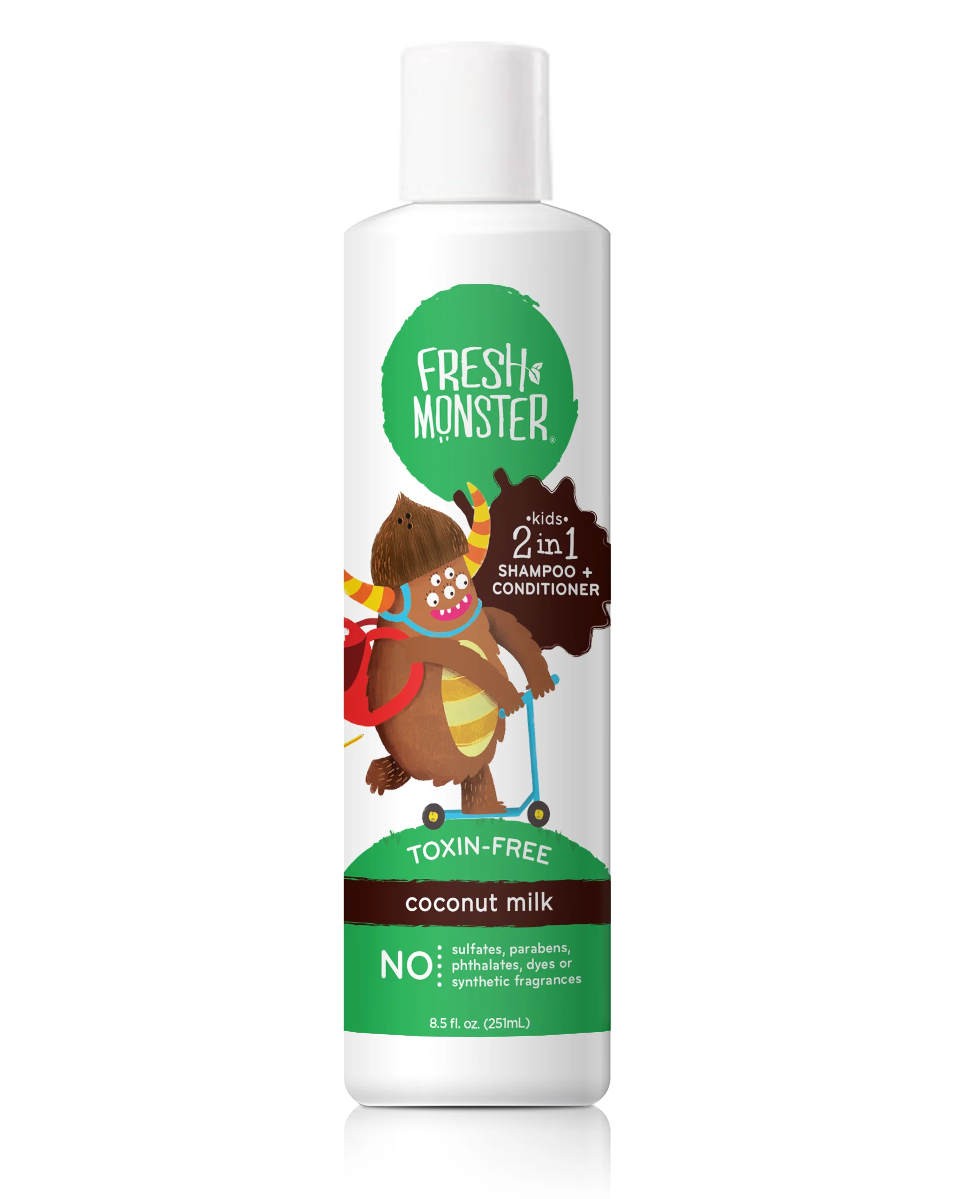 Original Fresh Monster Kids Shampoo Conditioner 2in1 Artisan