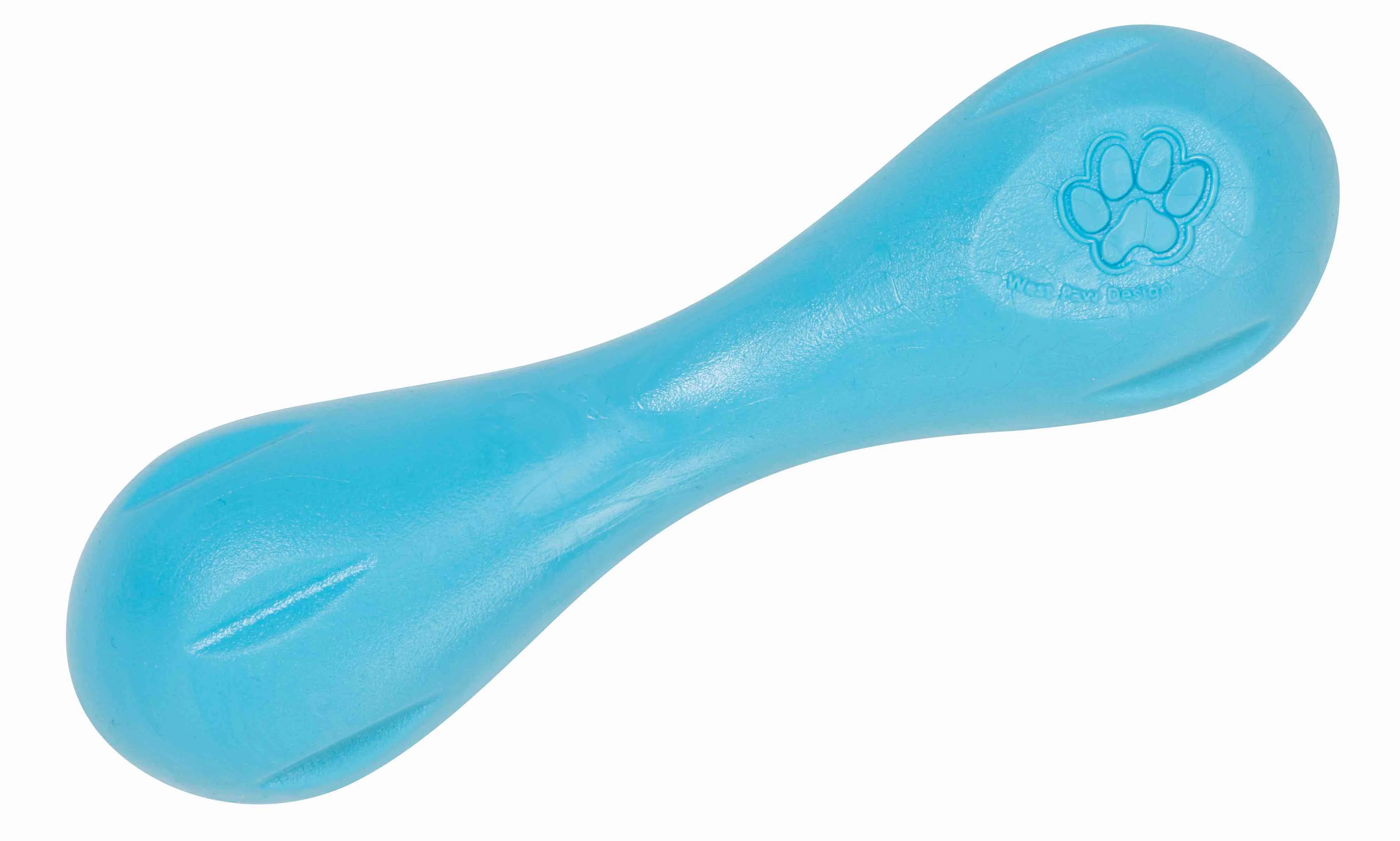 Contemporary West Paw Hurley® Super Chewers Dog Bone Toy Helps Reduce Pet Anxiety and Boredom Made from Zero-Waste Plastic - Small Smart