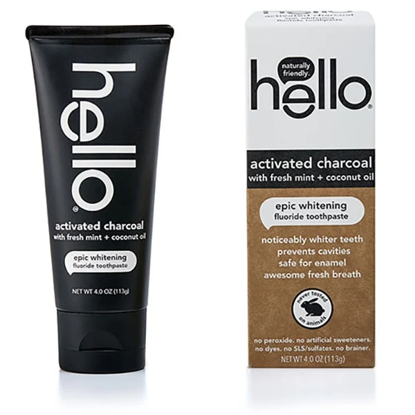 Pure hello Activated Charcoal Whitening Fluoride Toothpaste Official