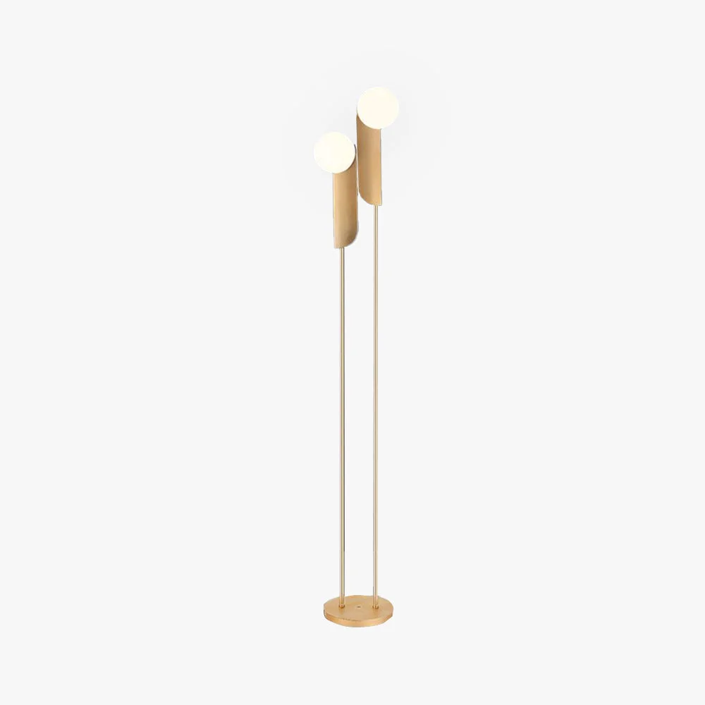 Professional Salgado Minimalist Gold Floor Lamp Metal Living room Responsible