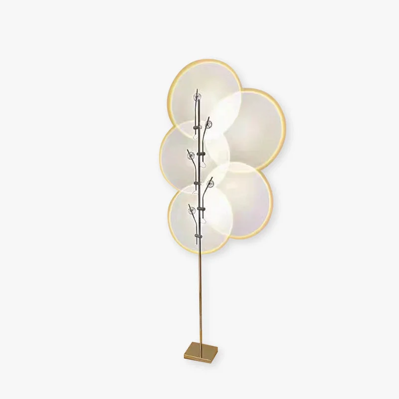 Elegant Salgado Modern Floor Lamp Sunset Projector Living Room Lightweight