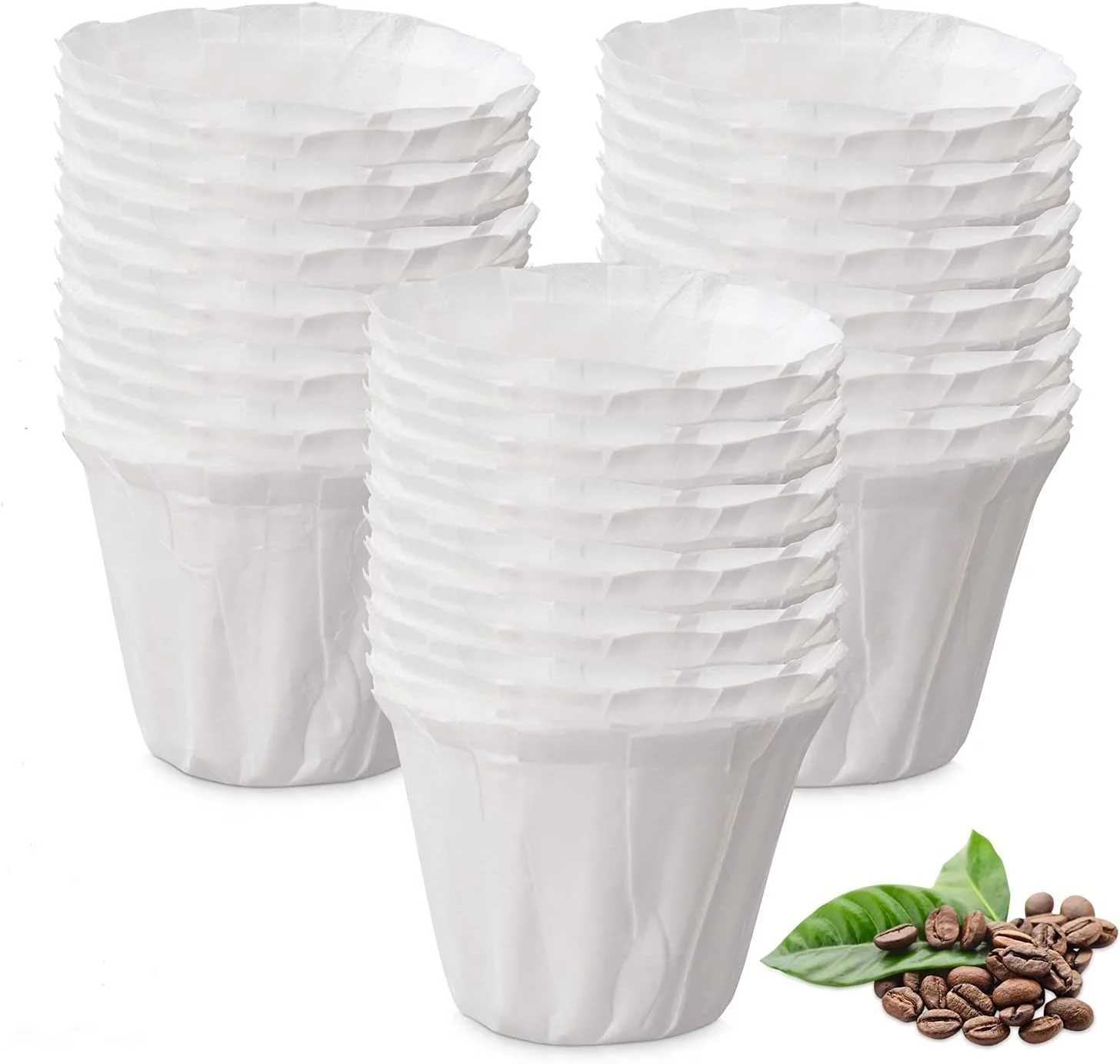 Relaxed Disposable Paper Coffee Filters K Cup Paper Filters for Reusable Cups K-cup Coffee Pods Fits All Brands Reusable K Cups 150 Innovative