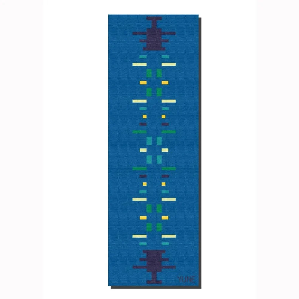 Eco-Friendly Blue Rush Flow — MN25 6mm Non-Slip Yoga Mat High-End