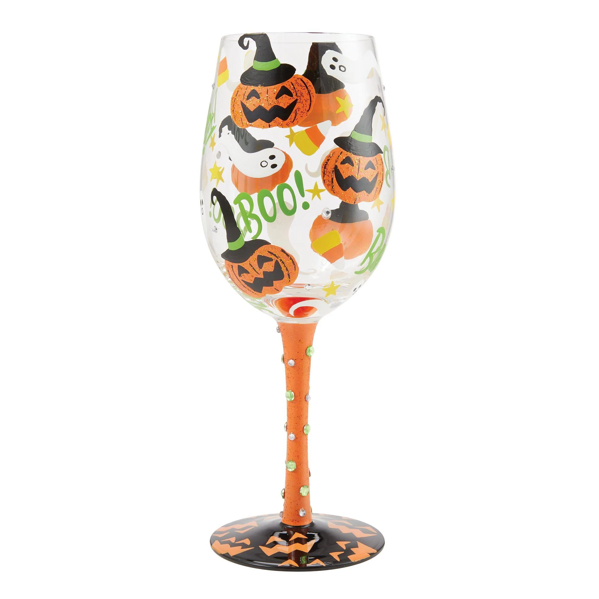 Trusted Lolita Halloween Spook-Tacular Wine Glass 15 oz Certified