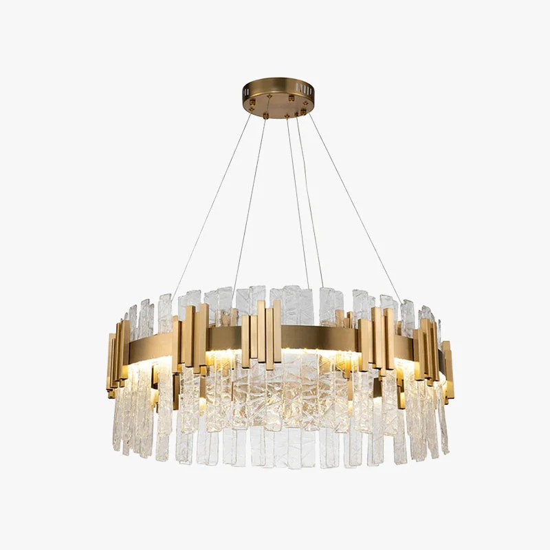 Safe Marilyn Mid Century Iron Glass Chandelier Circle Exceptional