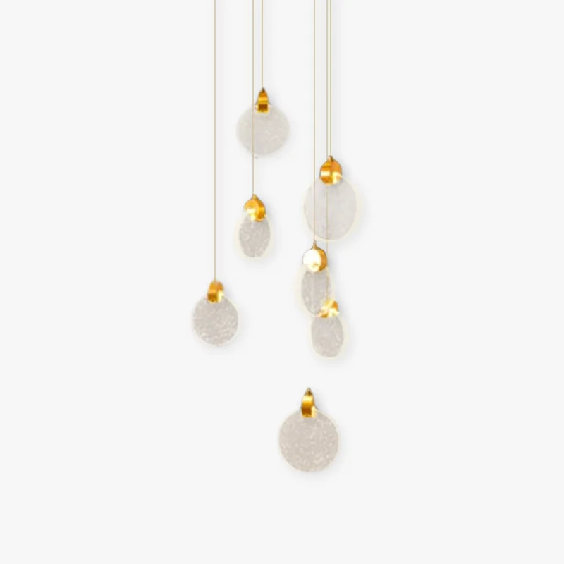 Enhanced Kristy Minimalist Round Metal Crystal Chandelier Gold Verified
