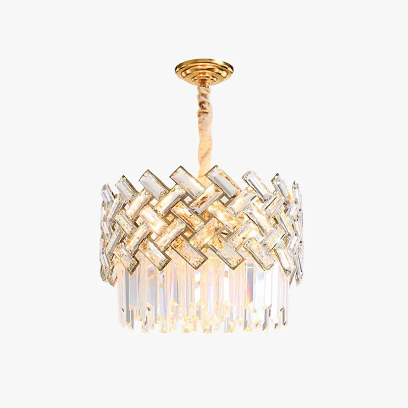 Detailed Marilyn Luxury Gold Chandelier Crystal Metal Premium