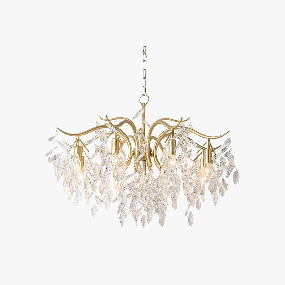Smart Marilyn Modern Crystal Metal Luxury Chandelier Black Gold Living Room Casual