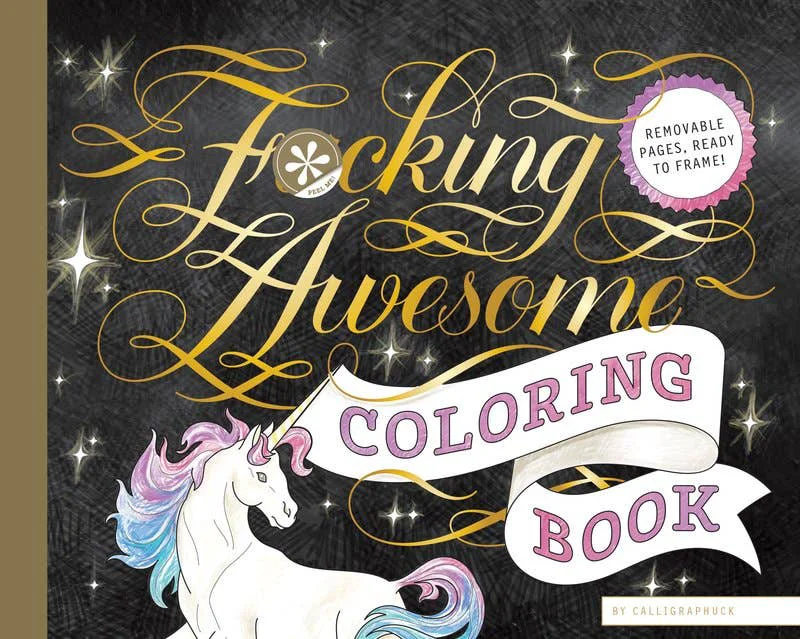 Recyclable Fucking Coloring Book Healthy