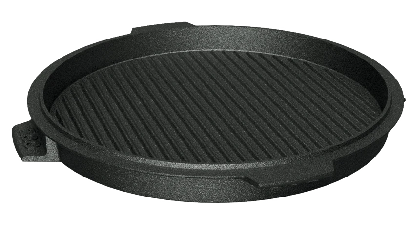 Effective Big Green Egg Cast Iron Dual Side Plancha Griddle 10.5 in Environmentally Friendly