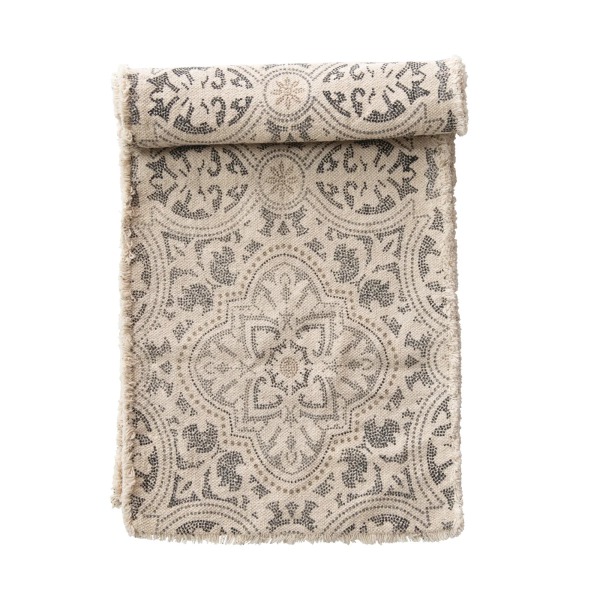 Outstanding Table Runner with Frayed Edge Easy-to-Use