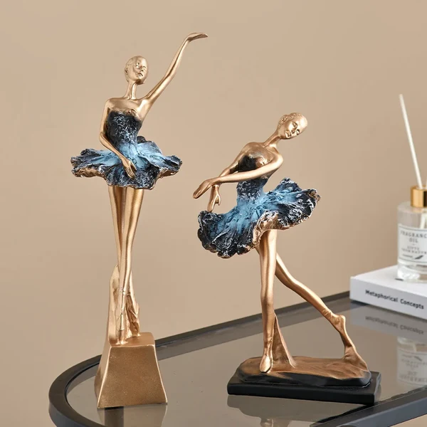 Practical Dancing Girl Resin Statue High-Quality