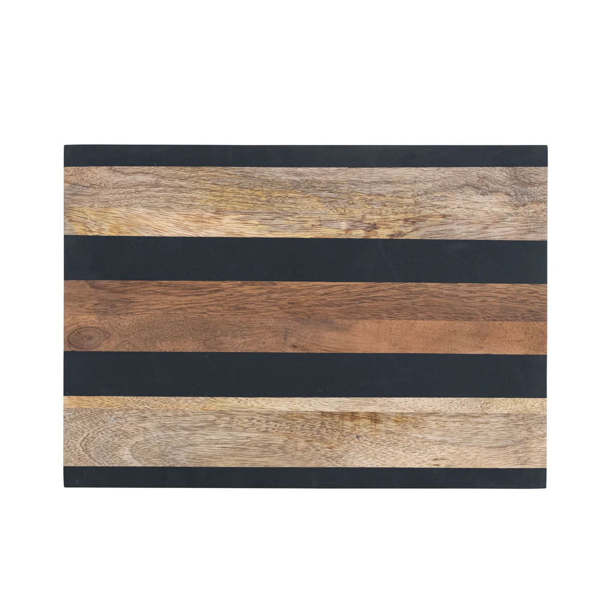 Excellent Mango Wood Cheese Cutting Board w Stripes Stylish