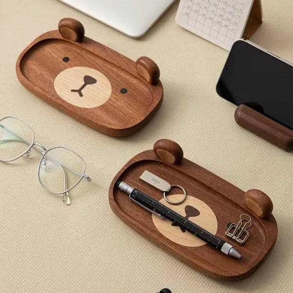 Comfortable Cute Bear Glasses Frame Tray Original