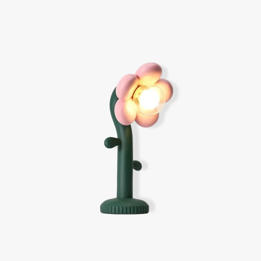 Contemporary Flower Creative Table Lamp Recyclable