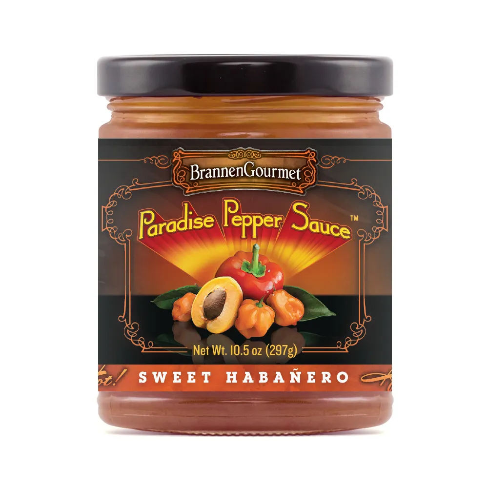 Minimalist Brannen Gourmet Sweet Habanero Paradise Pepper Sauce Sophisticated