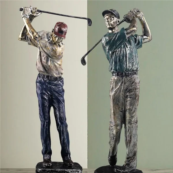 Original Vintage Resin Golf Figure Statue Versatile