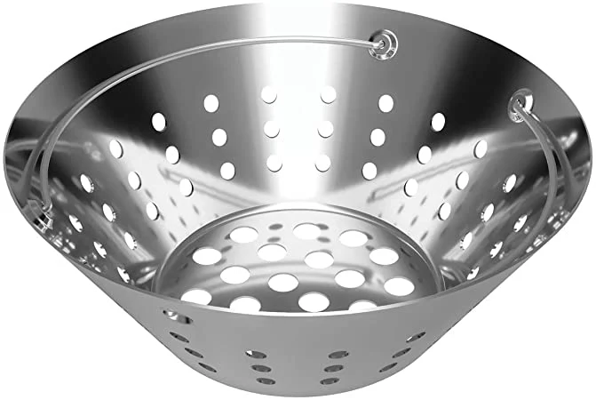 Sustainable Big Green Egg Stainless Steel Fire Bowl for Medium Egg Eco-Friendly