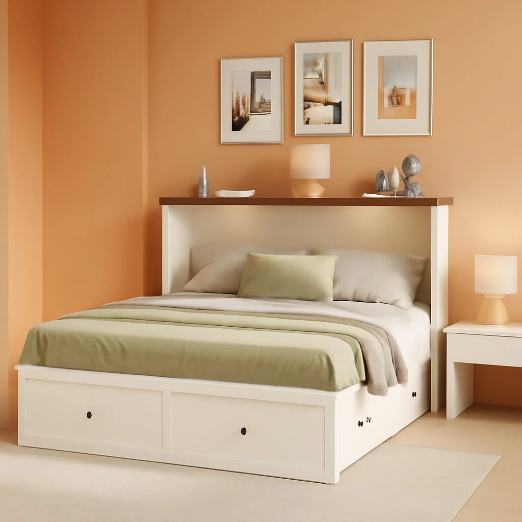Flexible Full Size Murphy Bed Cabinet With ChargingStationPro Pure