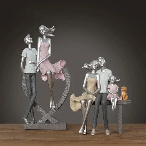 Convenient Nordic Warm Family Sculpture Advanced