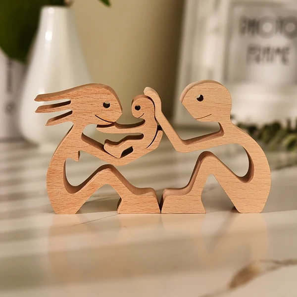 Selected Family Wood Figurine Specialty
