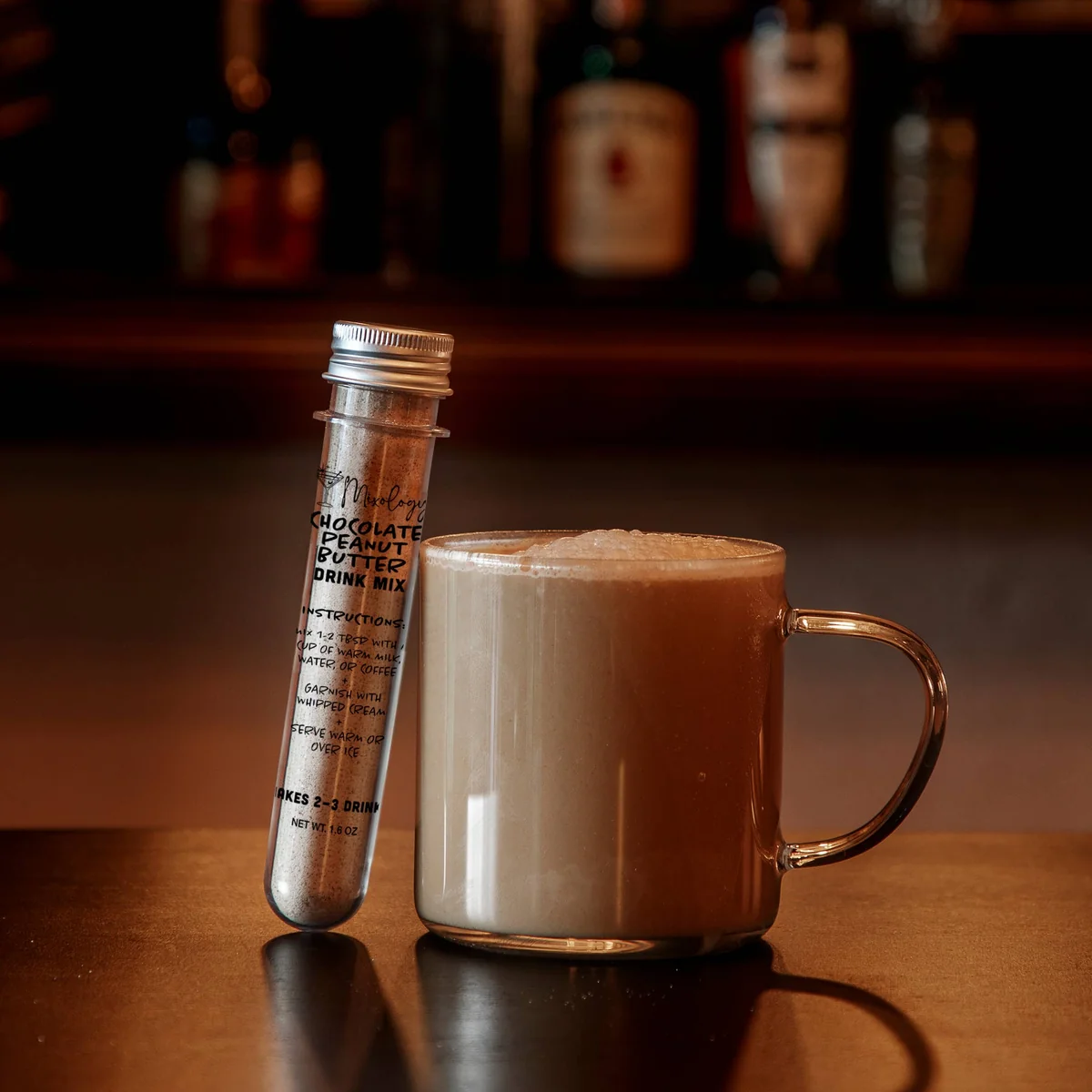 Trendy Coffee Dessert Mix Shots Chocolate Peanut Butter Long-Lasting