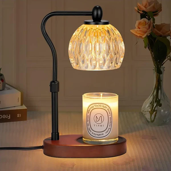 Crafted Adjustable Candle Warmer Lamp Secure