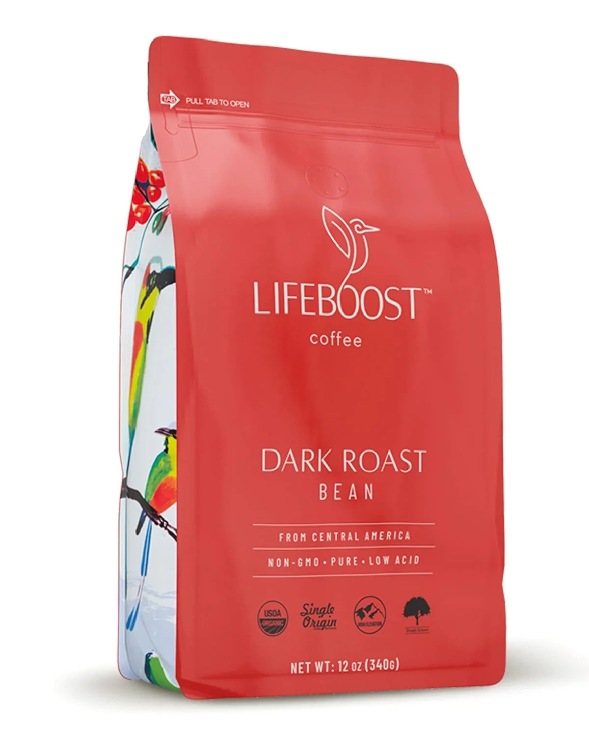Flexible Lifeboost Dark Organic Coffee Beans - Single Origin Non-GMO Dark Roast Low Acid Coffee Beans - Third Party Tested For Mycotoxins amp Pesticides - Whole Bean - 12 Ounces Contemporary