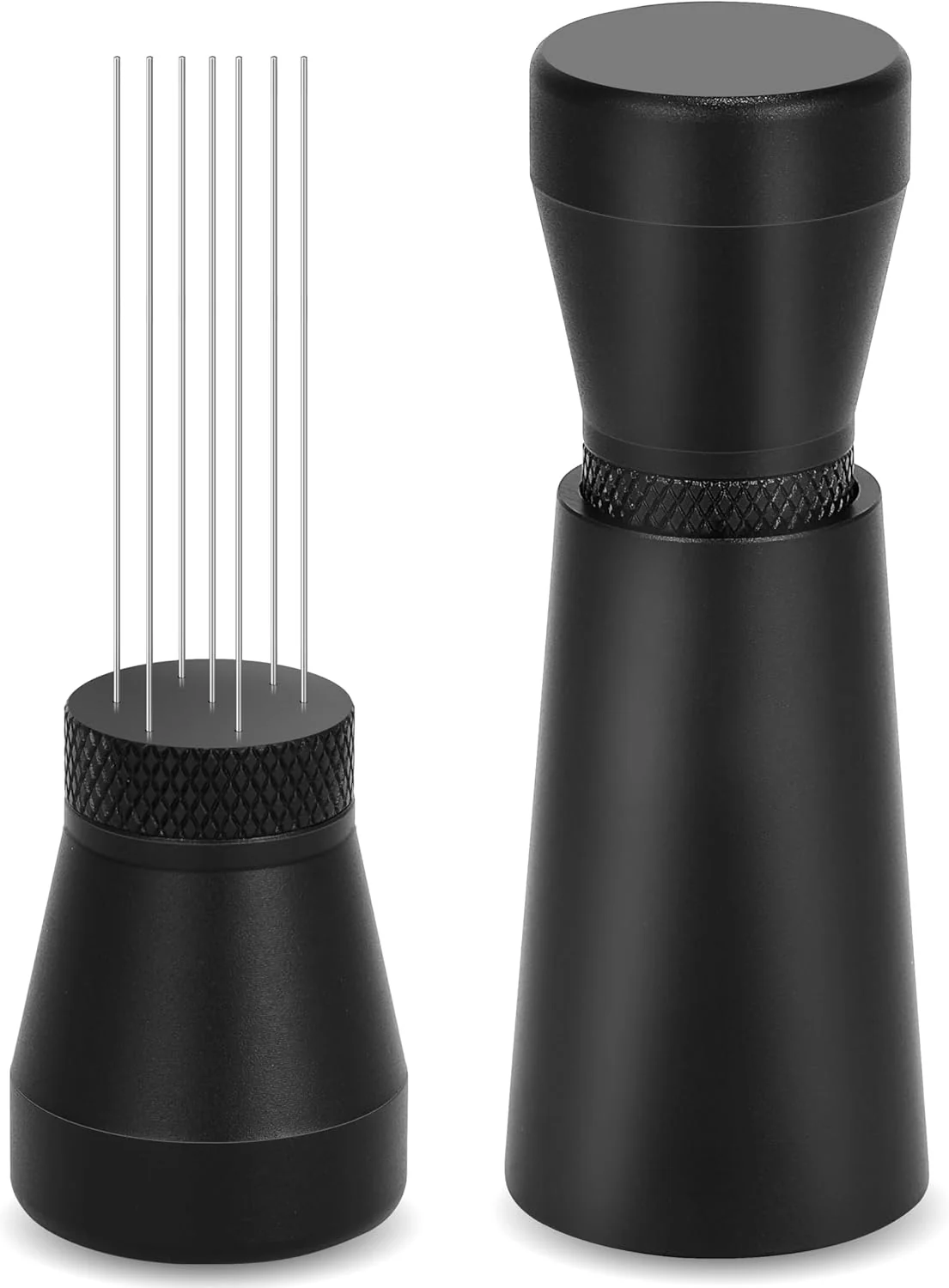 Convenient Apexstone Coffee Stirrer Tool Coffee Stirring Tamper WDT Distribution Tool Needle Distribution Tool Espresso WDT Tool Espresso with Stand Black Pure